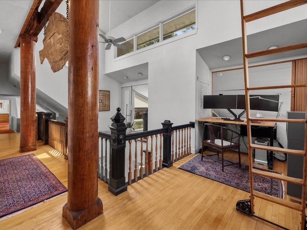 Home Office, Interior, Wood Texture Flooring