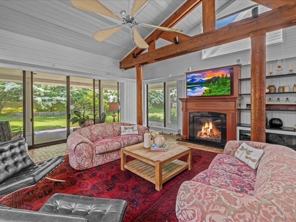 Fireplace, Interior, Living room, Sun Room