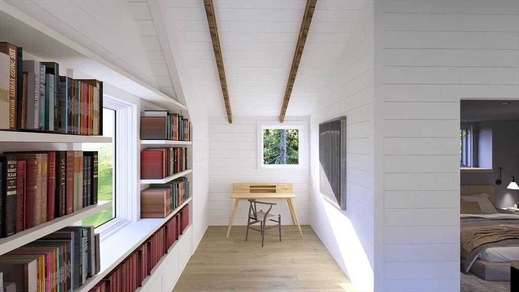 Interior, Wooden Beams, Wood Texture Flooring