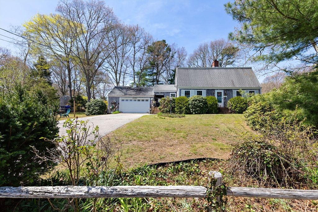Attached, Backyard, Exterior, Facade, Cape Cod