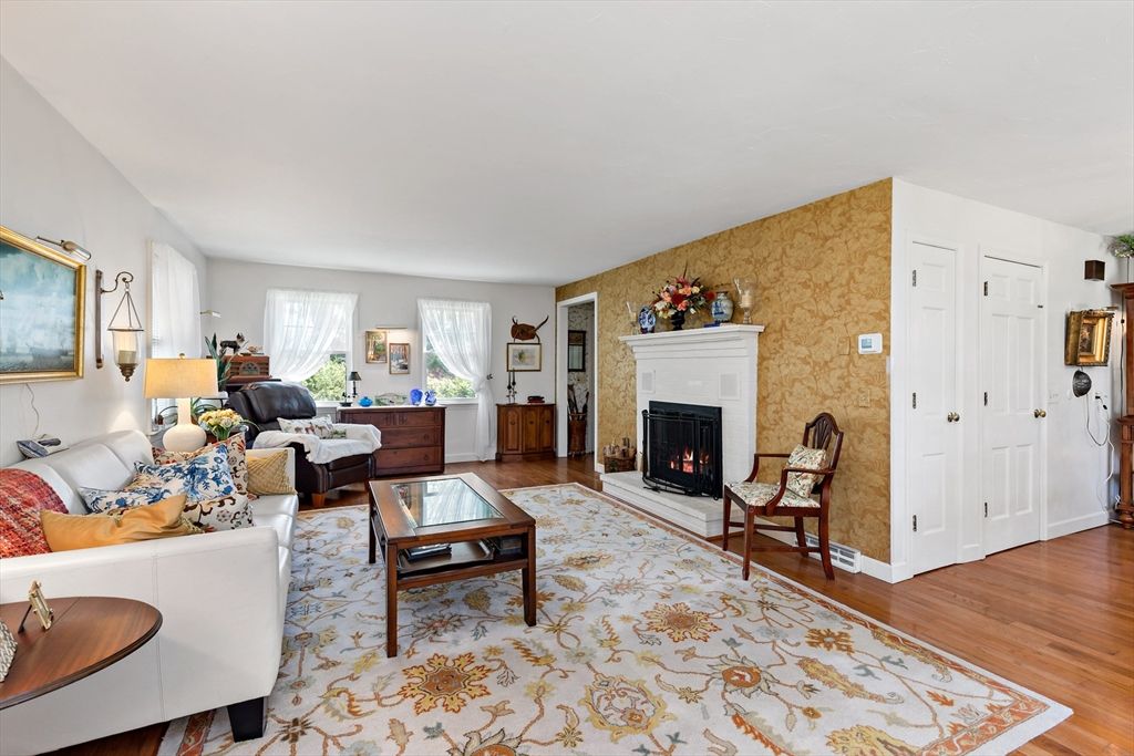 Fireplace, Interior, Living room, Wood Texture Flooring