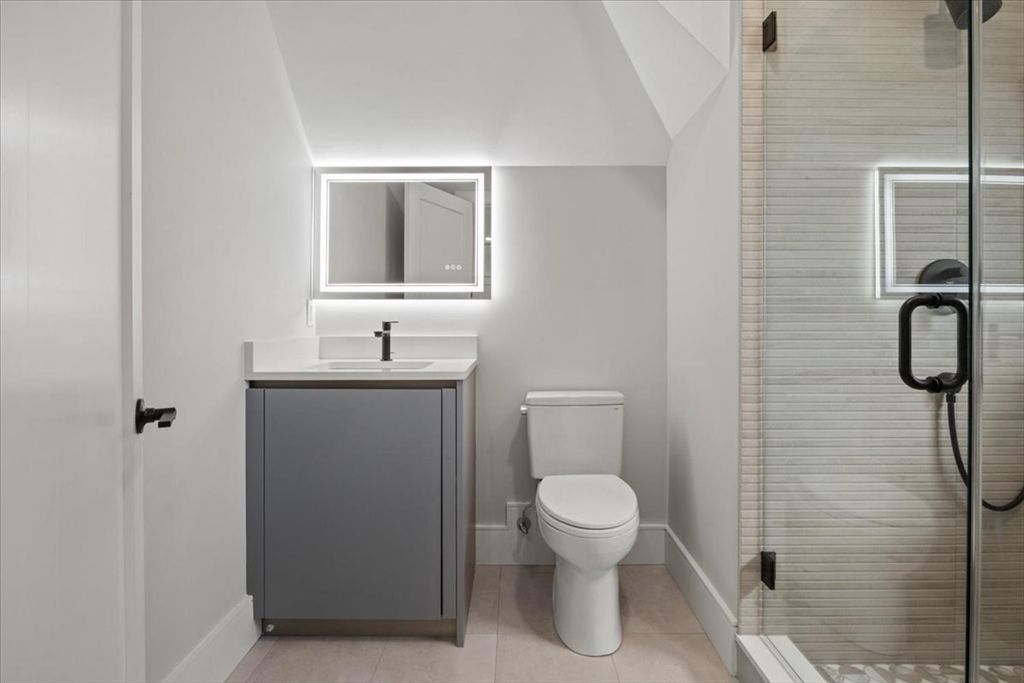 Bathroom, Glass Shower, Interior