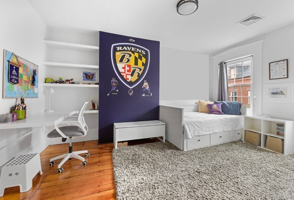 Bedroom, Home Office, Interior, Wood Texture Flooring