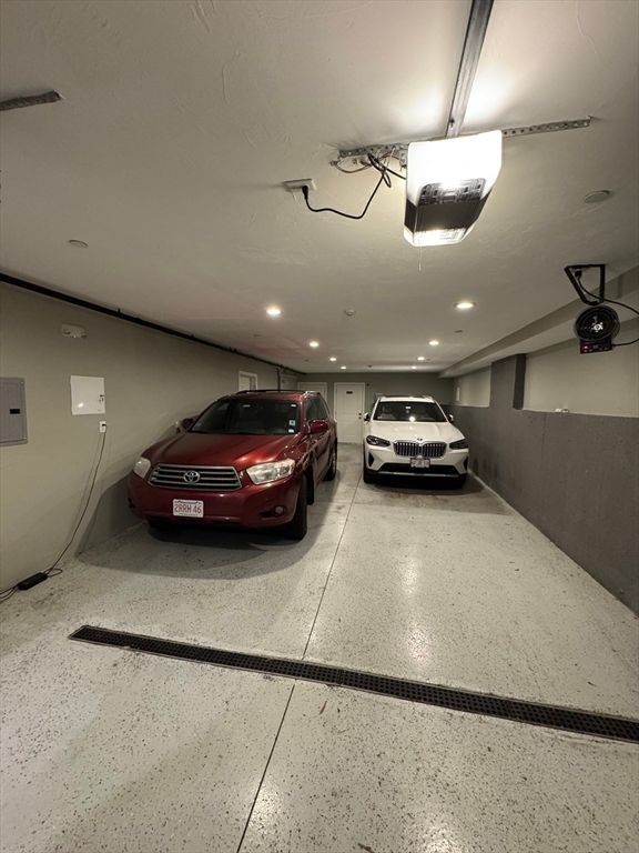 Garage, Interior, Recessed Lighting