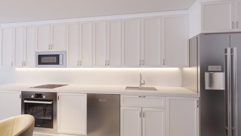 Interior, Kitchen, Stainless Steel Appliances