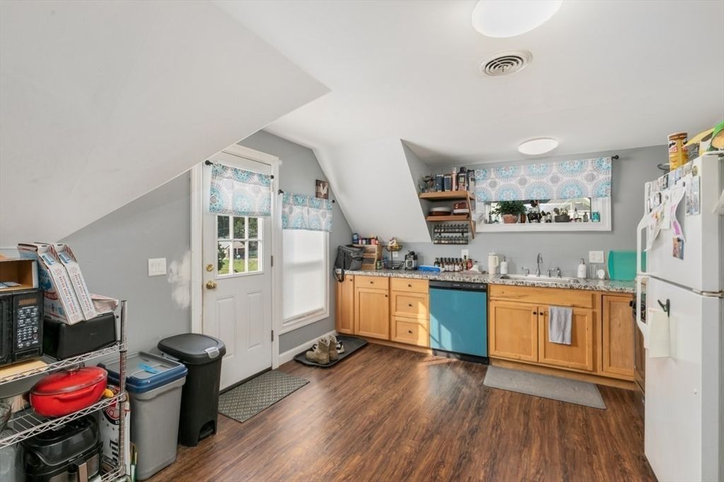 Interior, Kitchen, Wood Texture Flooring