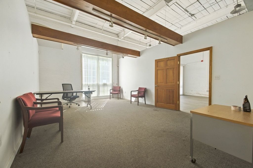 Home Office, Interior, Wooden Beams