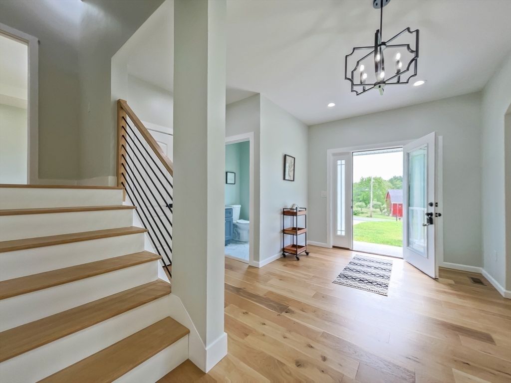 Interior, Pendant Lights, Recessed Lighting, Wood Texture Flooring