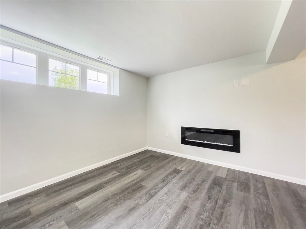 Empty room, Fireplace, Interior, Wood Texture Flooring
