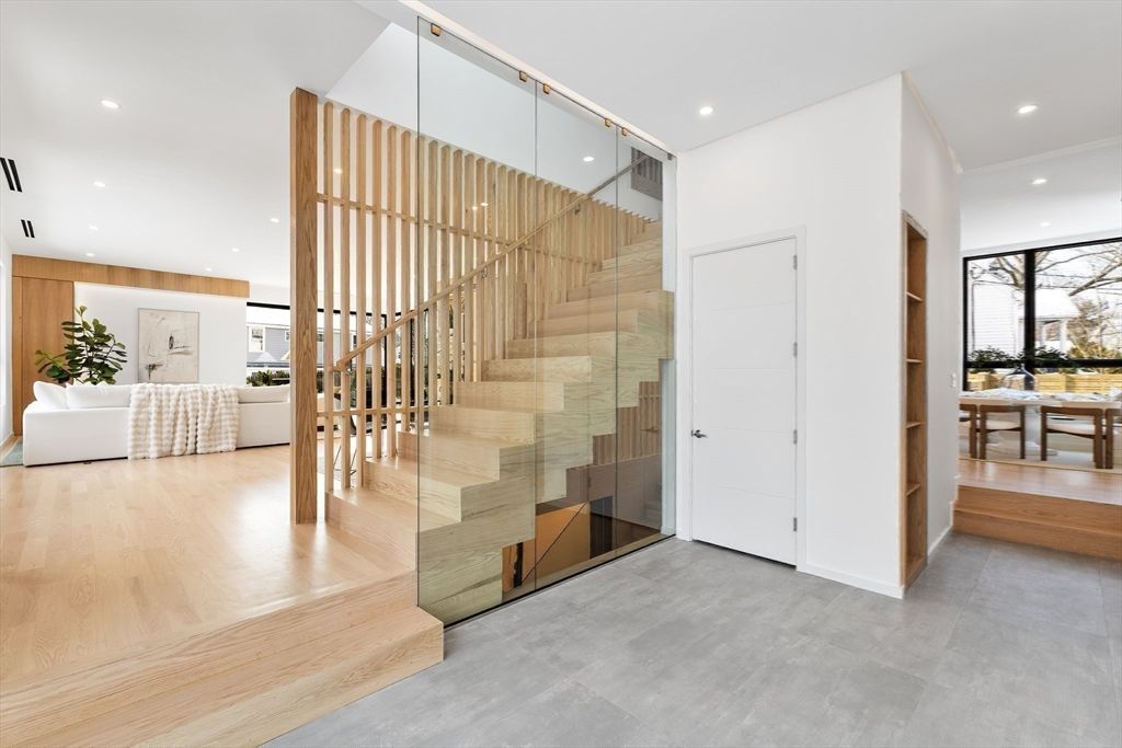 Interior, Pendant Lights, Recessed Lighting, Wood Texture Flooring
