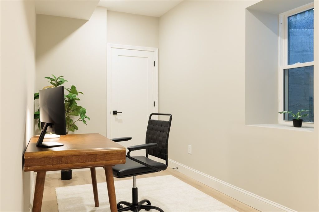 Home Office, Interior, Wood Texture Flooring