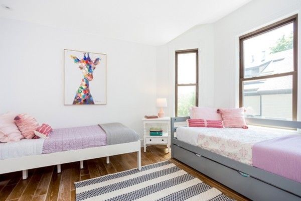 Bedroom, Interior, Wood Texture Flooring