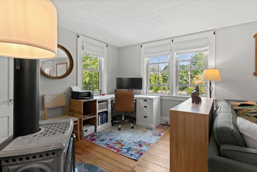 Home Office, Interior, Wood Texture Flooring