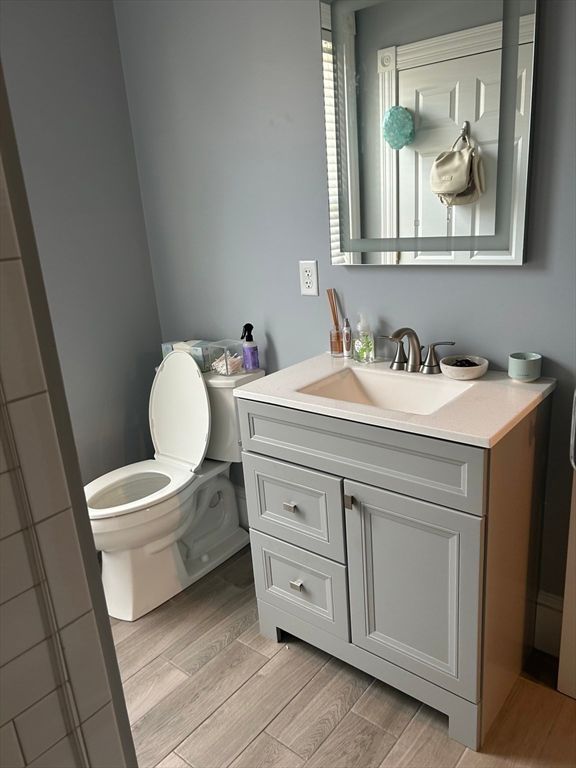 Bathroom, Interior, Wood Texture Flooring