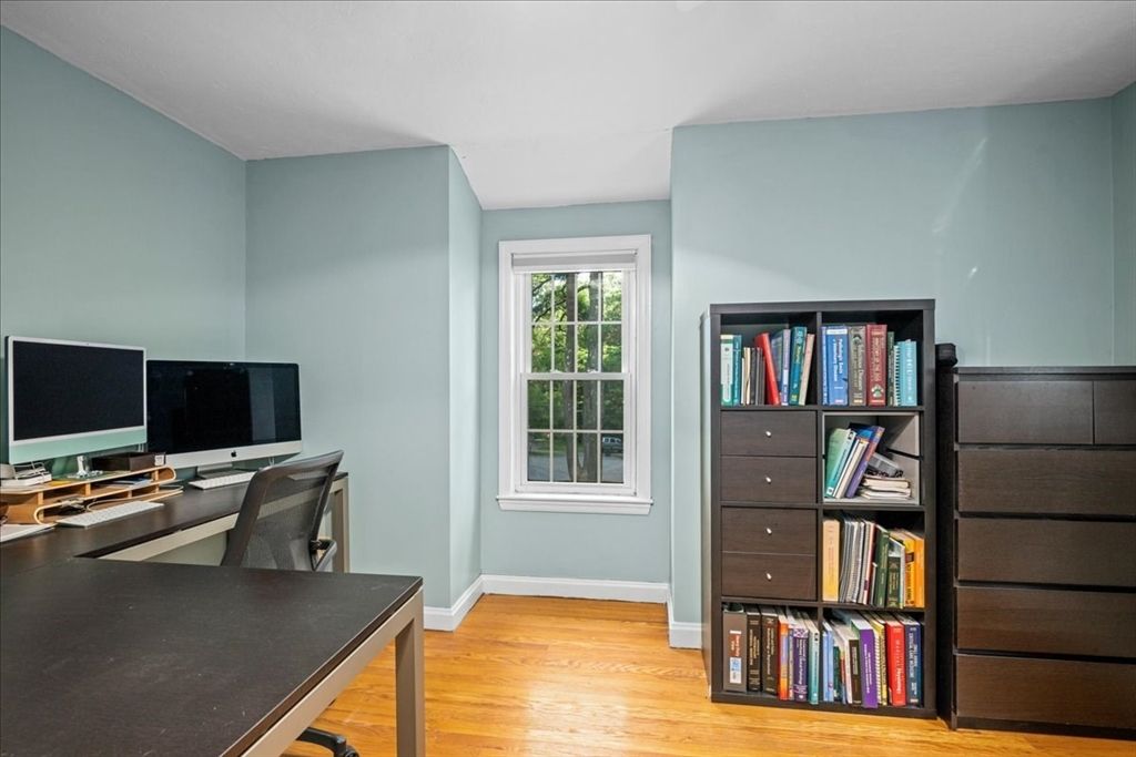Home Office, Interior, Wood Texture Flooring