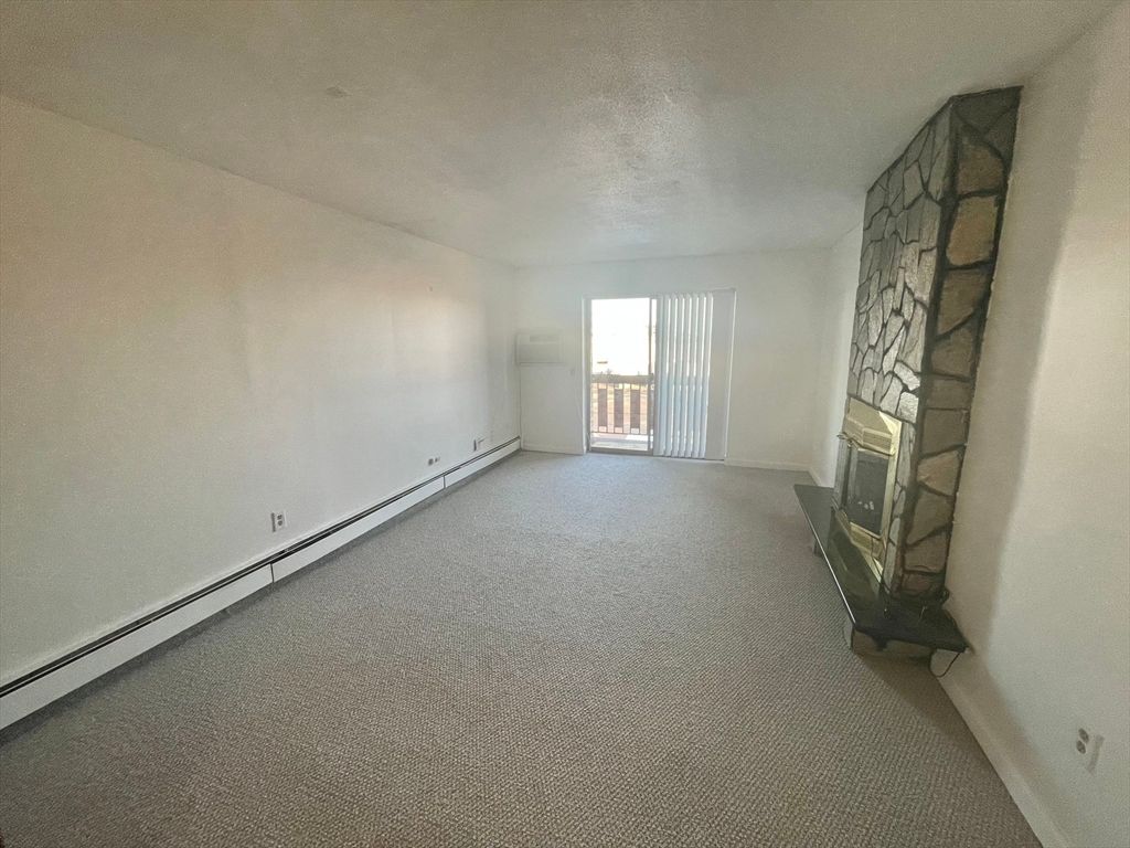 Empty room, Fireplace, Interior, Stone Walls