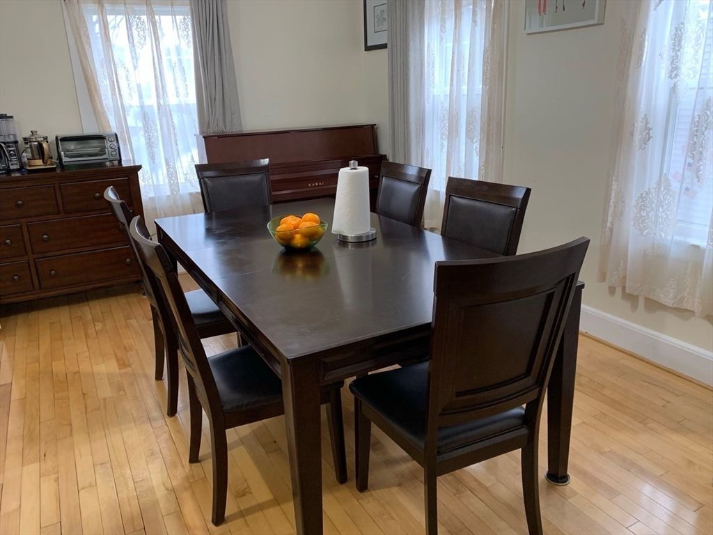 Dining room, Interior, Wood Texture Flooring