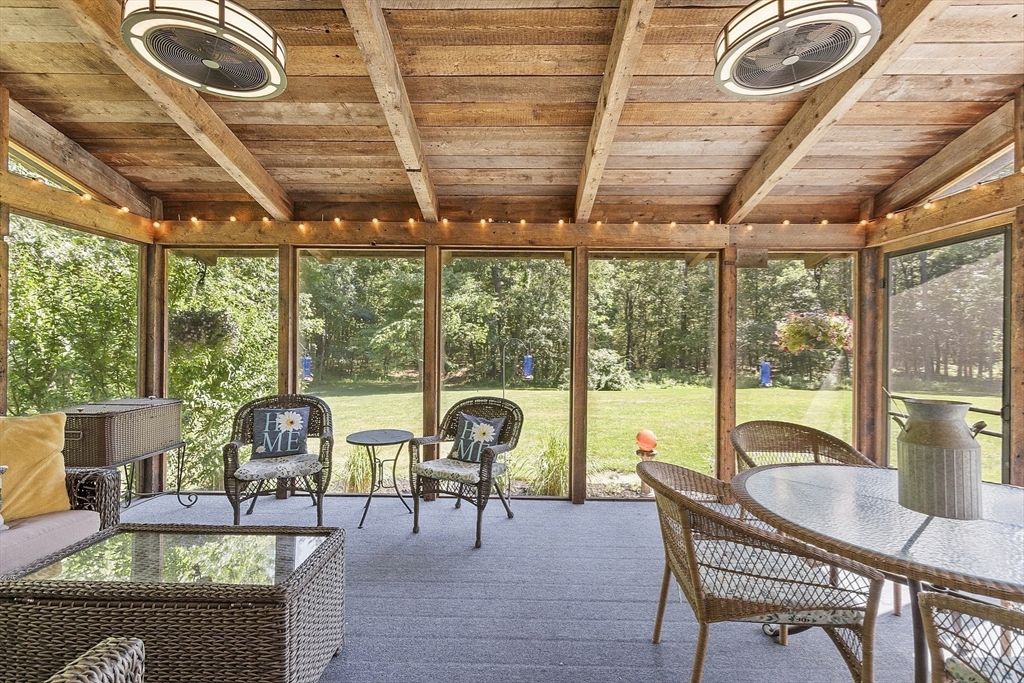 Interior, Sun Room, Wooden Ceilings