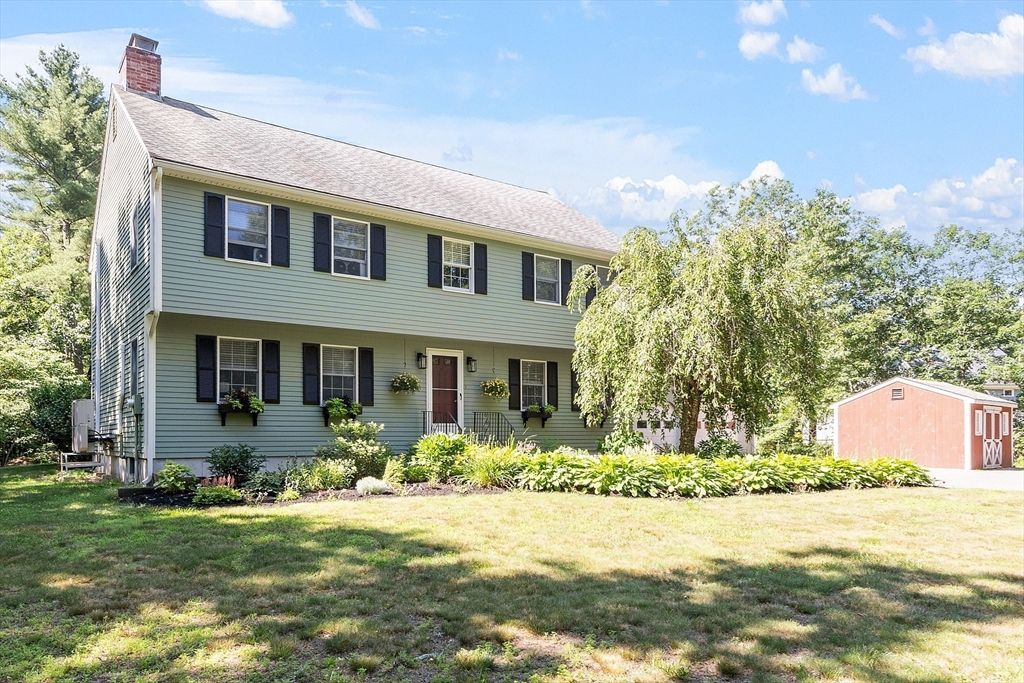 Backyard, Detached Garage, Exterior, Facade, Georgian