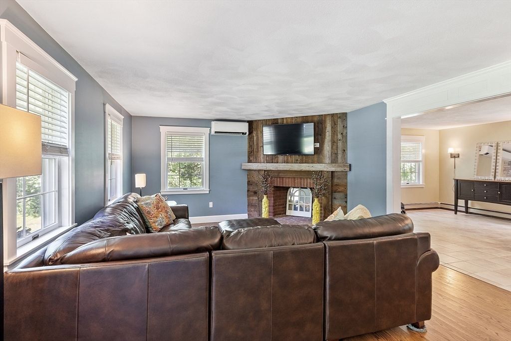 Fireplace, Interior, Living room, Wood Texture Flooring