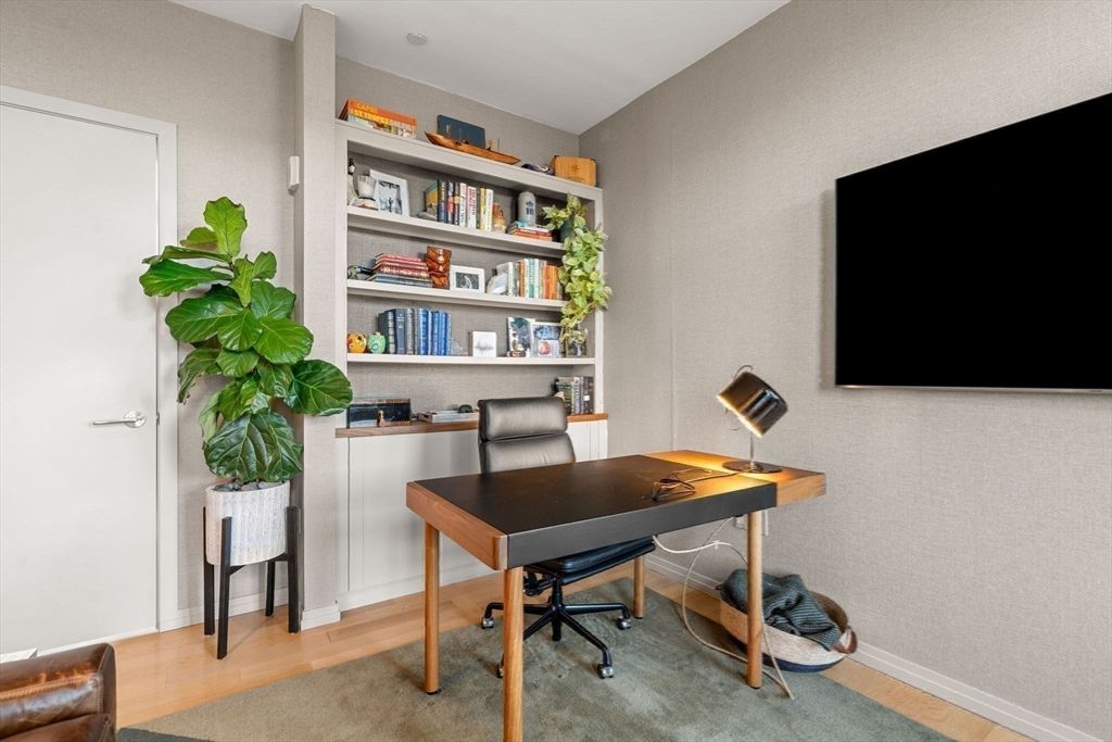 Home Office, Interior, Wood Texture Flooring