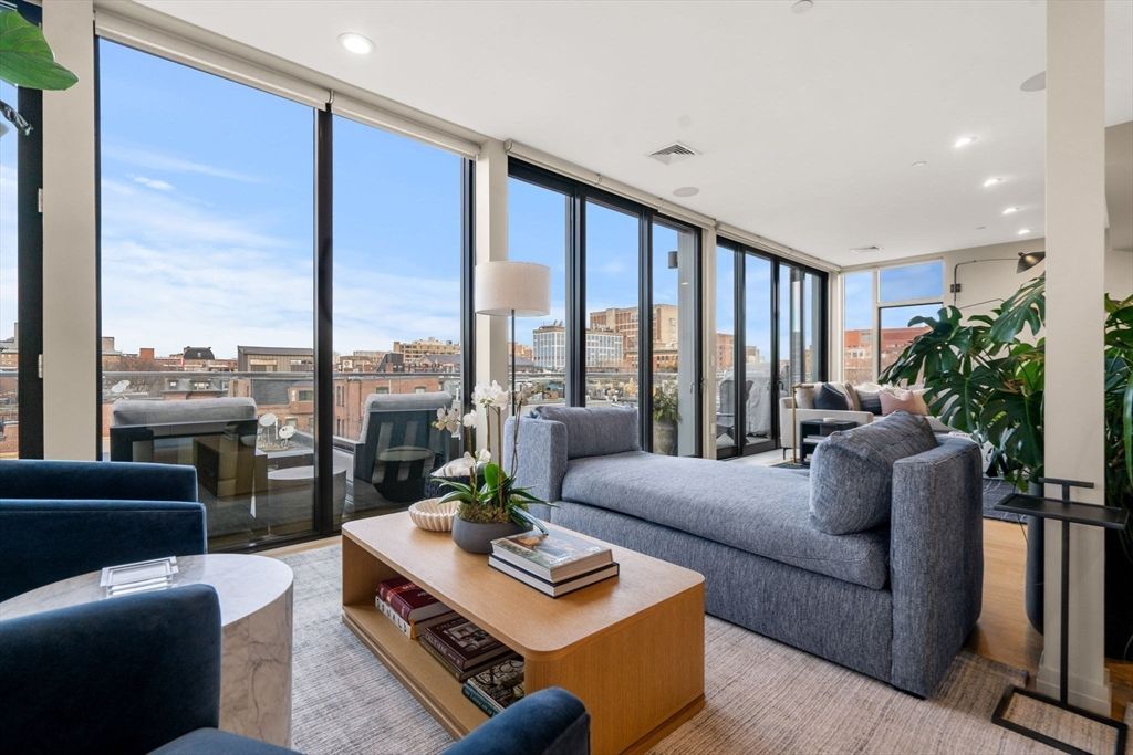 Interior, Living room, Recessed Lighting