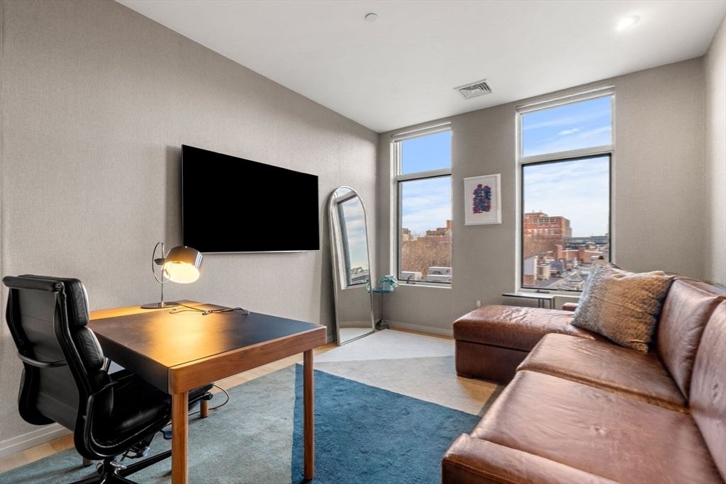 Home Office, Interior, Recessed Lighting