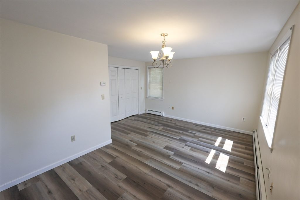 Chandelier, Empty room, Interior, Wood Texture Flooring
