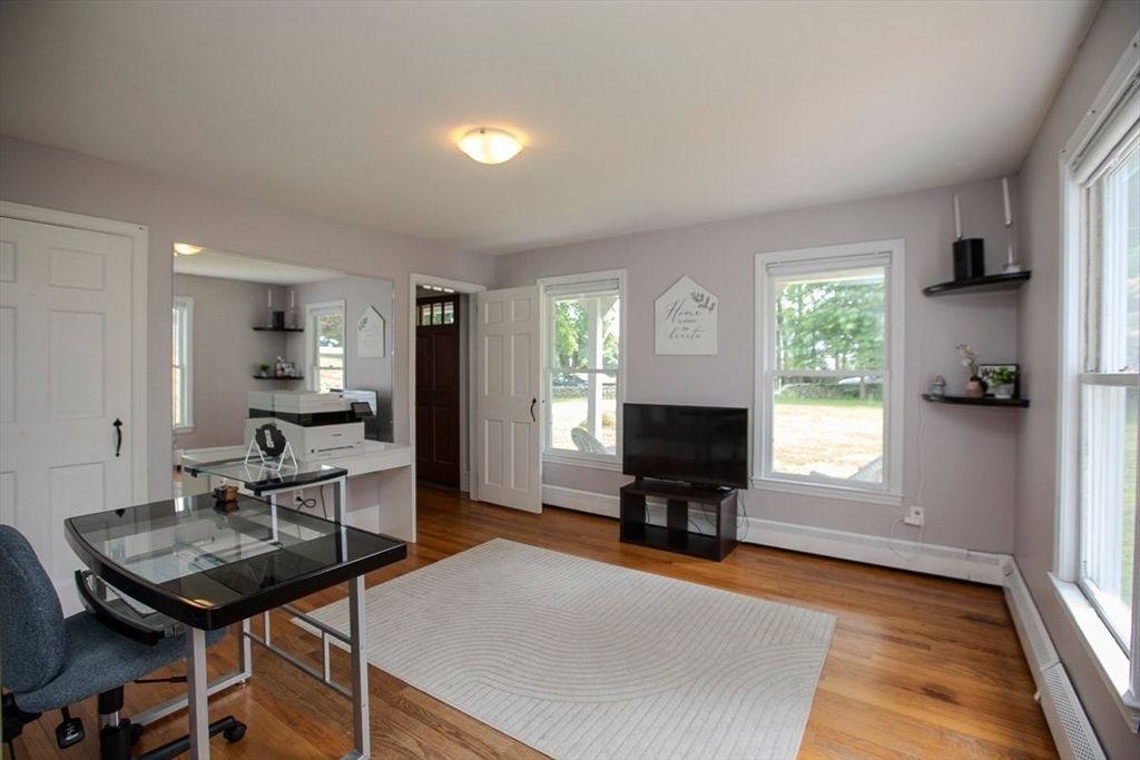 Home Office, Interior, Wood Texture Flooring