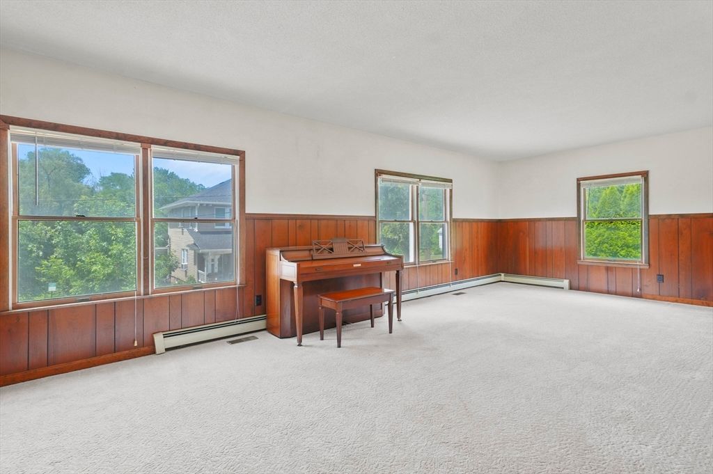 Interior, Piano, Wooden Walls