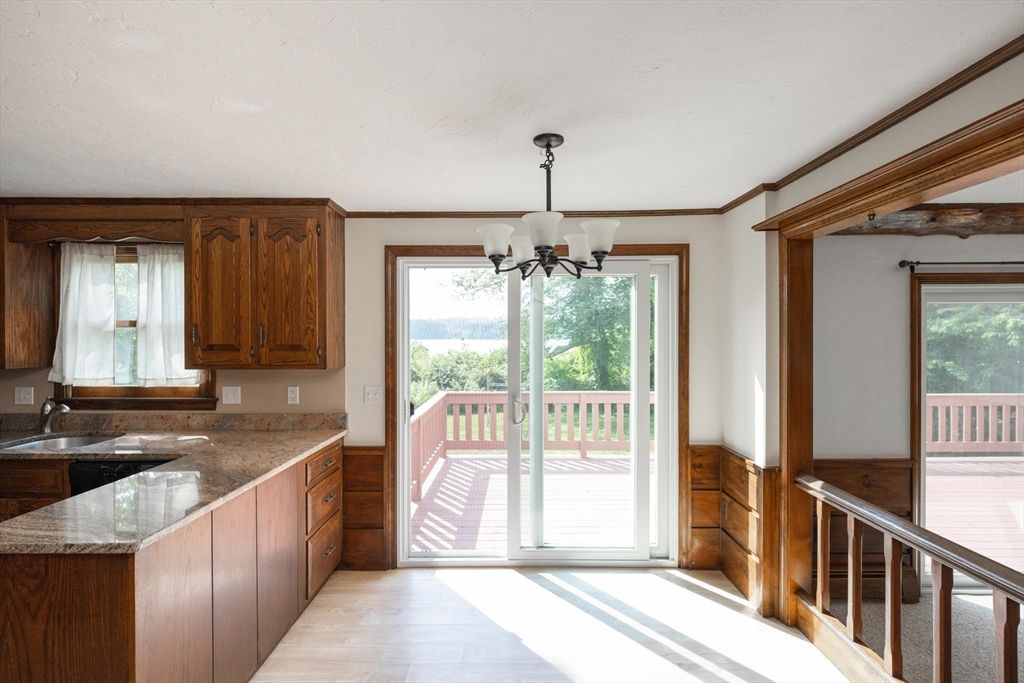 Chandelier, Interior, Wood Texture Flooring