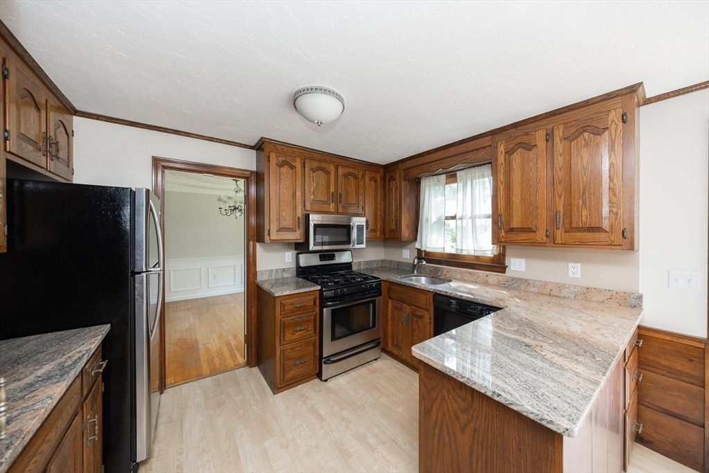 Interior, Kitchen, Wood Texture Flooring