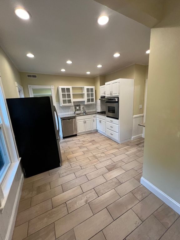 Interior, Kitchen, Recessed Lighting, Stainless Steel Appliances