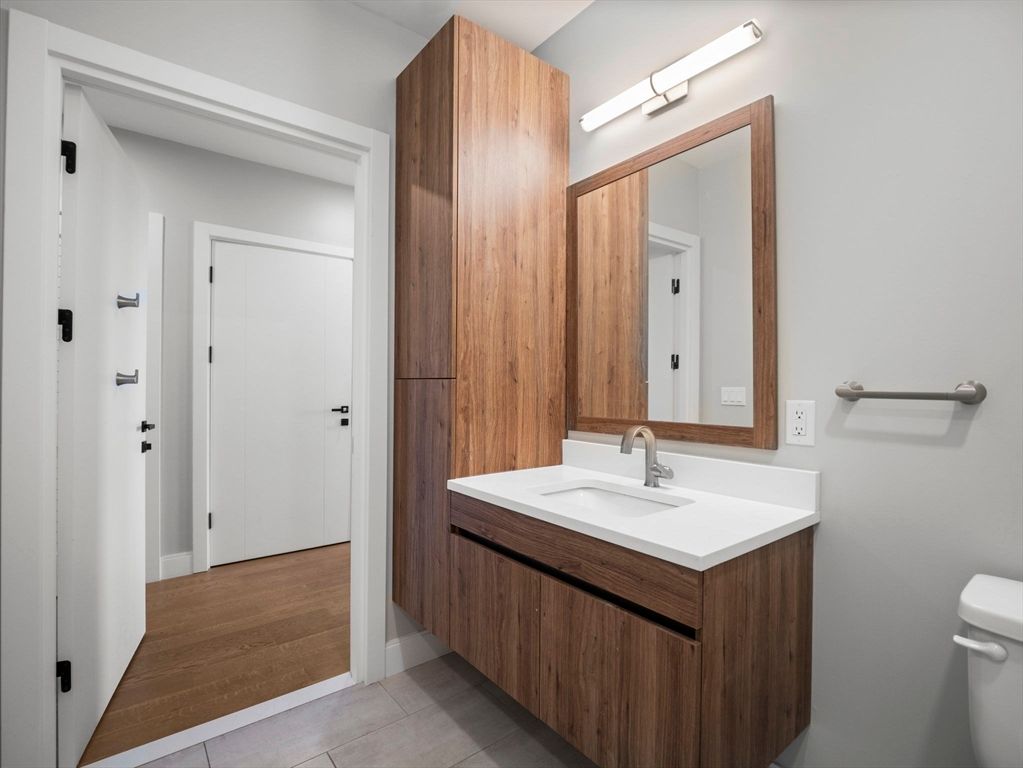 Bathroom, Interior, Wood Texture Flooring