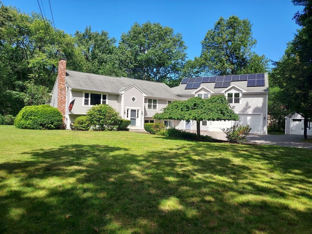 Attached, Backyard, Exterior, Facade, Solar Panels, Cape Cod
