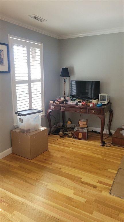 Home Office, Interior, Wood Texture Flooring