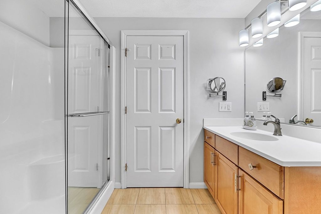 Bathroom, Dual Sink Vanities, Glass Shower, Interior