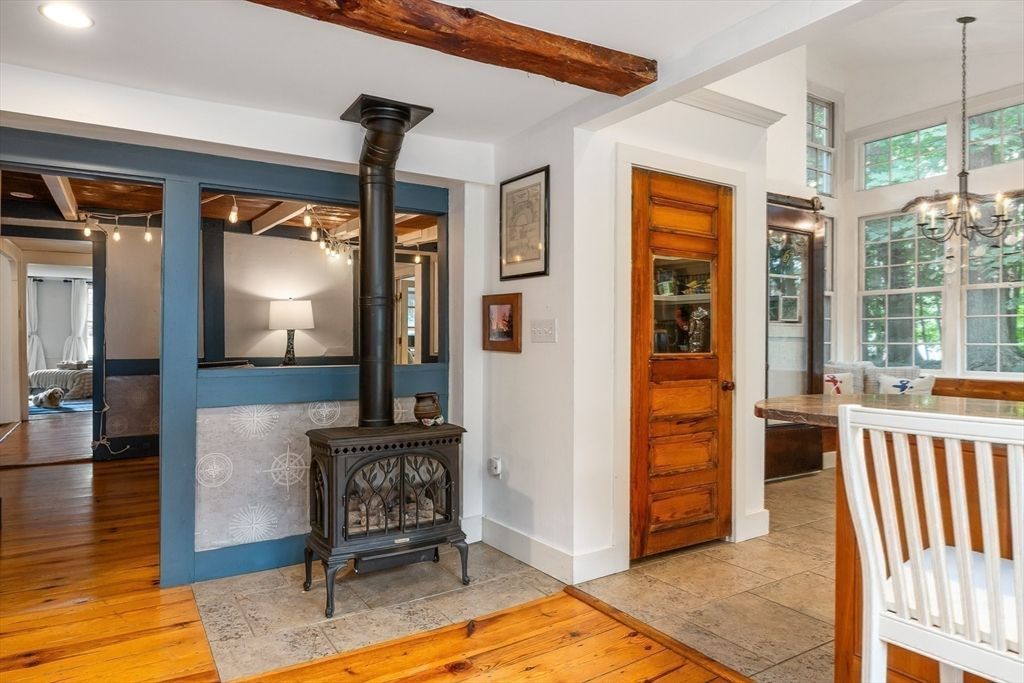 Chandelier, Interior, Wooden Beams, Wood Texture Flooring