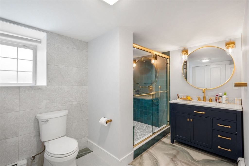 Bathroom, Glass Shower, Interior