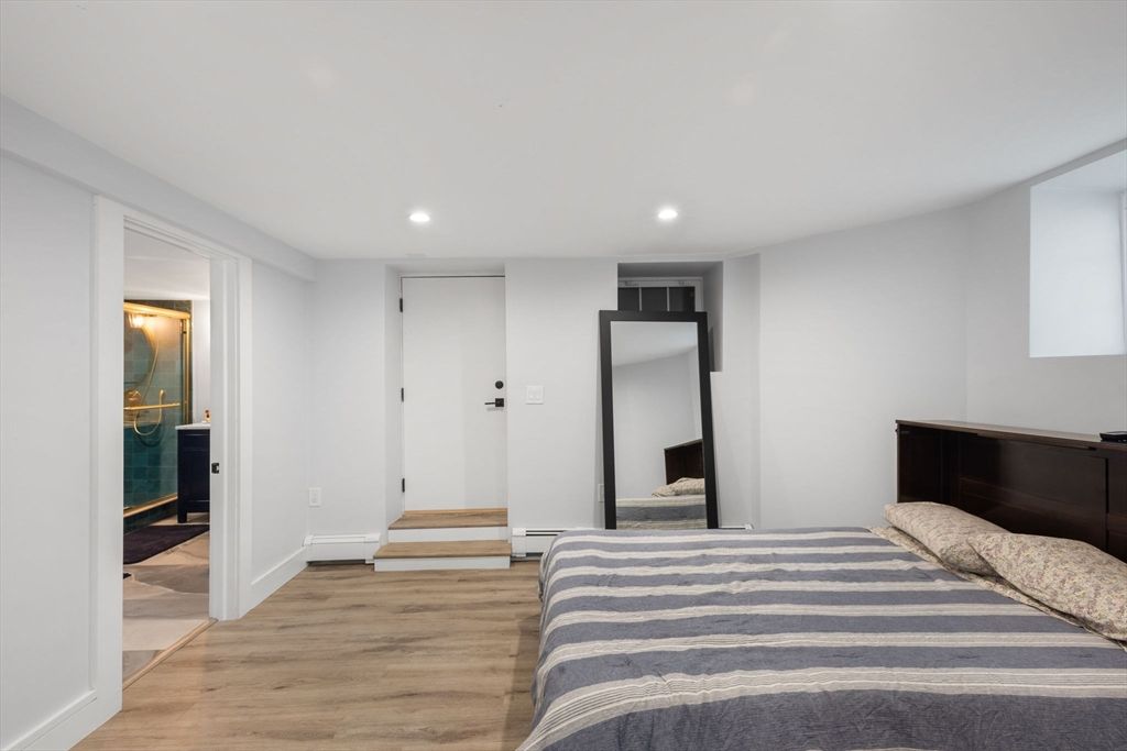 Bathroom, Bedroom, Interior, Recessed Lighting, Wood Texture Flooring