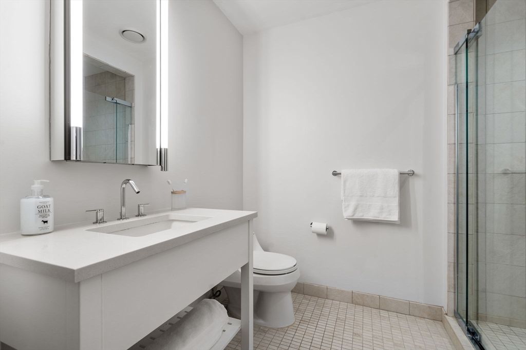 Bathroom, Glass Shower, Interior