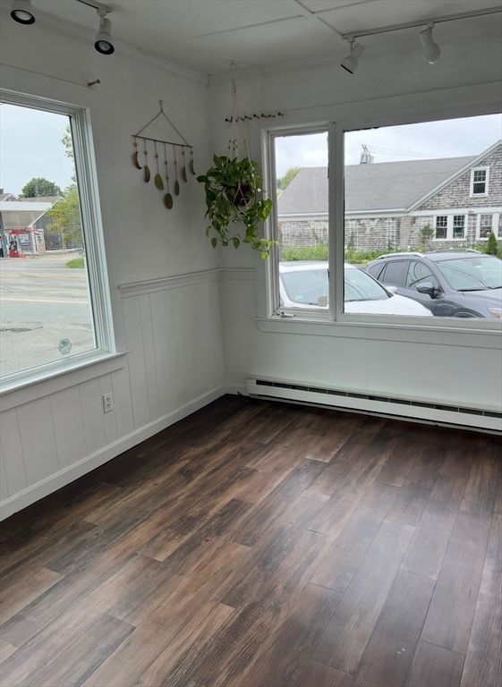 Empty room, Interior, Wood Texture Flooring