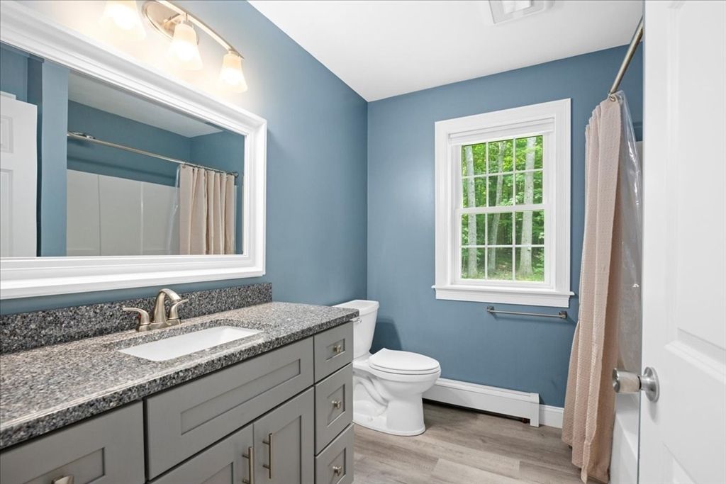 Bathroom, Interior, Wood Texture Flooring