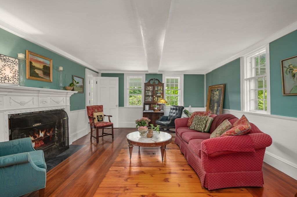 Fireplace, Interior, Living room, Wood Texture Flooring