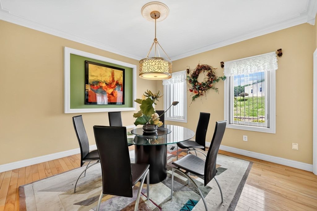 Dining room, Interior, Wood Texture Flooring