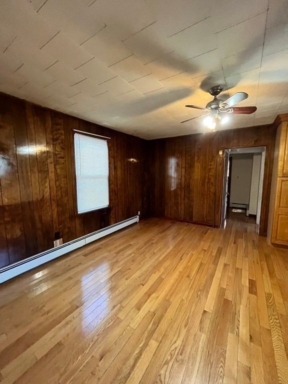 Empty room, Interior, Wood Texture Flooring, Wooden Walls