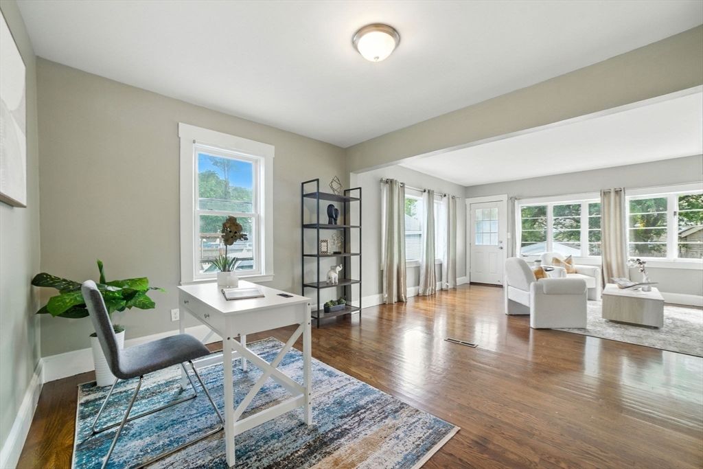 Home Office, Interior, Living room, Wood Texture Flooring