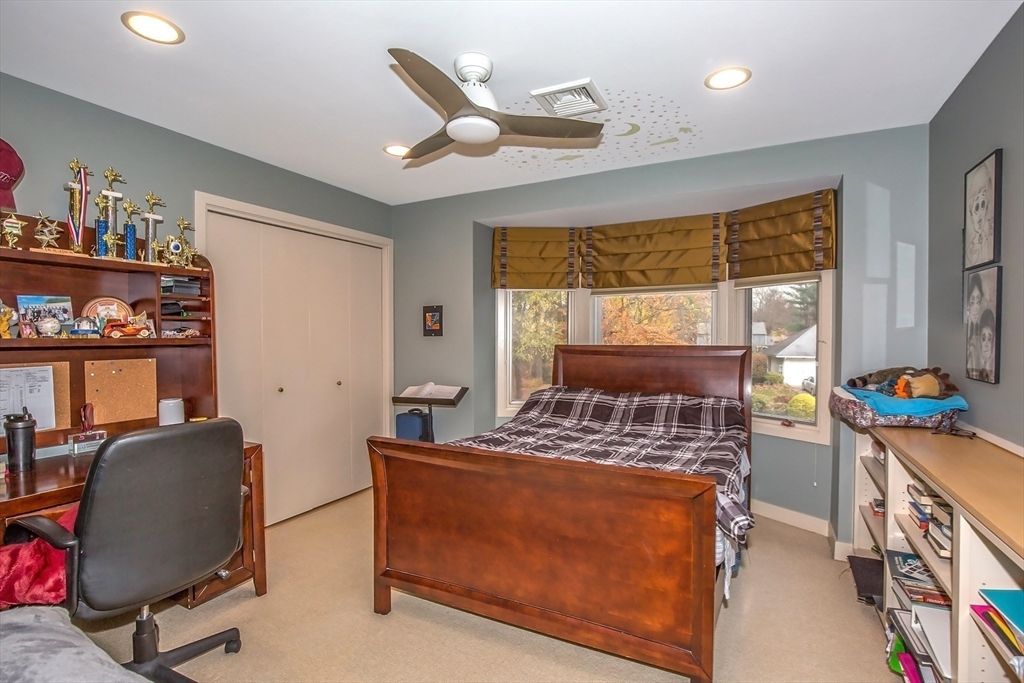 Bedroom, Home Office, Interior, Recessed Lighting
