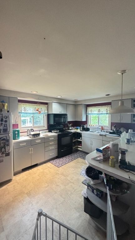 Interior, Kitchen, Pendant Lights