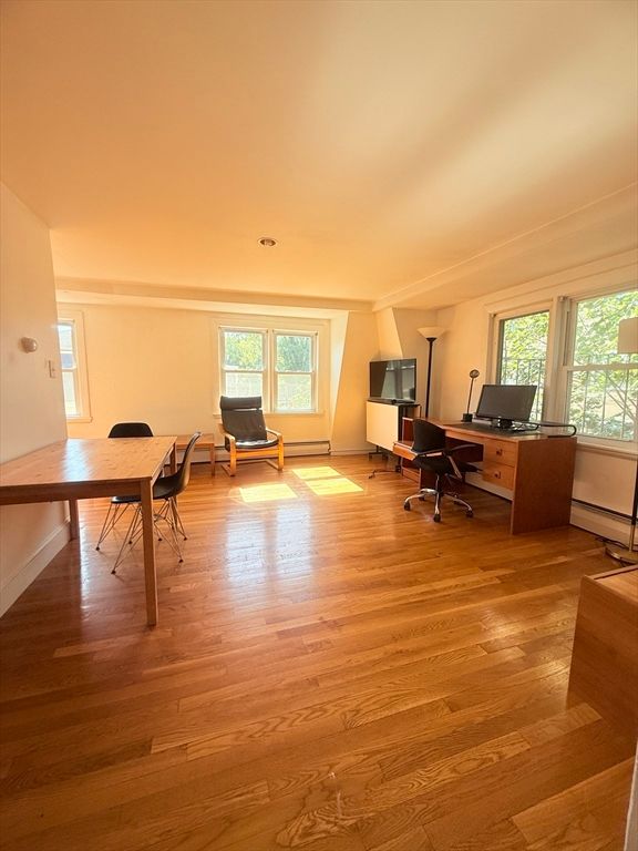 Home Office, Interior, Wood Texture Flooring